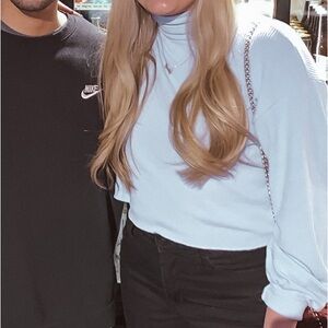 Baby Blue Turtleneck